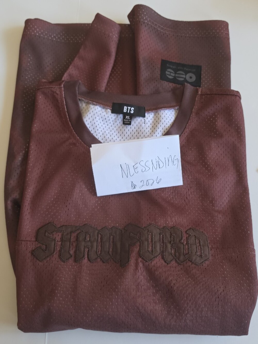 BTS New Stanford Mesh City Jersey ARIRANG OFFICIAL TOUR MERCH XLARGE XL